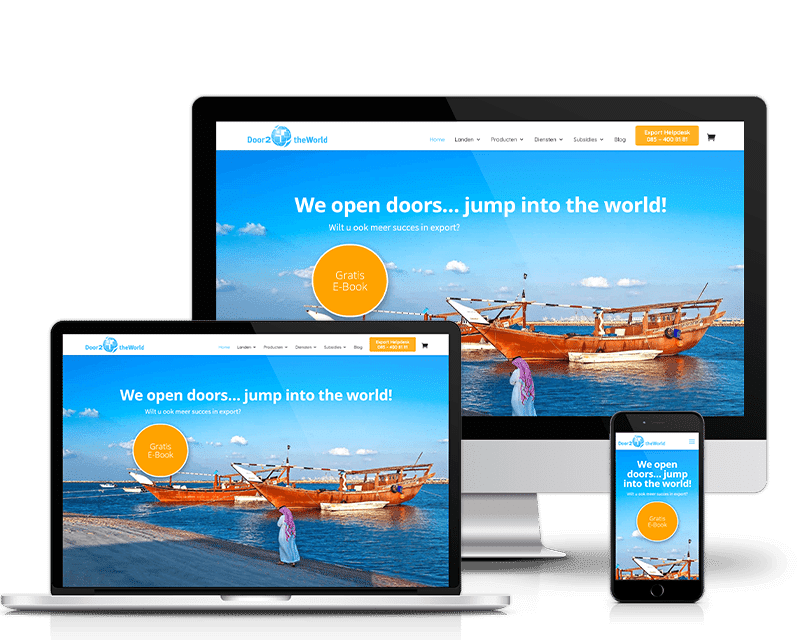 Door2theWorld | Website ontwerp | Webdesign & Realisatie