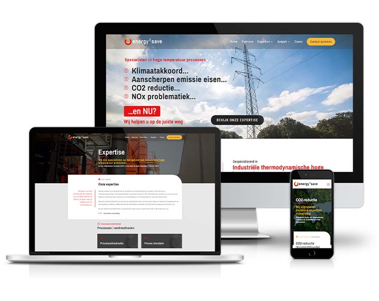 Energy2Save | Webdesign | Maatwerk website
